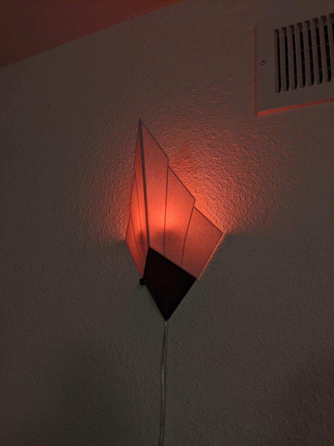 3D Printed Art Deco Style Pinup & Plugin Wall Sconce Ryan G 3D
